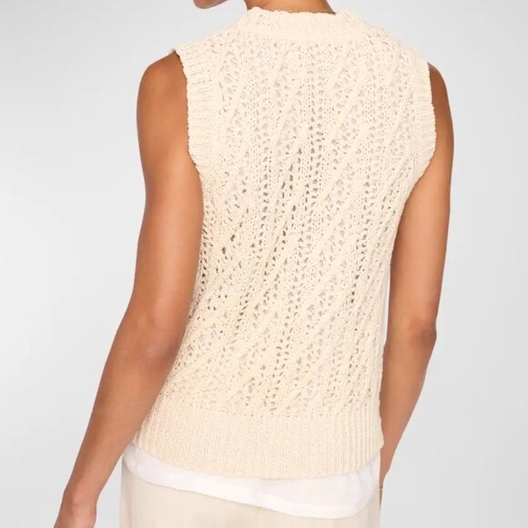 BROCHU WALKER OTTO TANK IN EGRET - SIZE SMALL - Picture 2 of 7